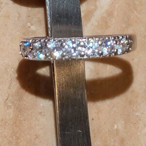 Sterling Silver CZ Ring Size 9